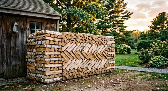 Укладка дров в Астрахани, улица Каминная, 4