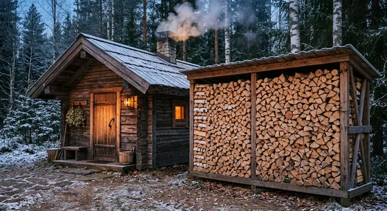 Укладка дров в Астрахани, улица Дубовая, 39
